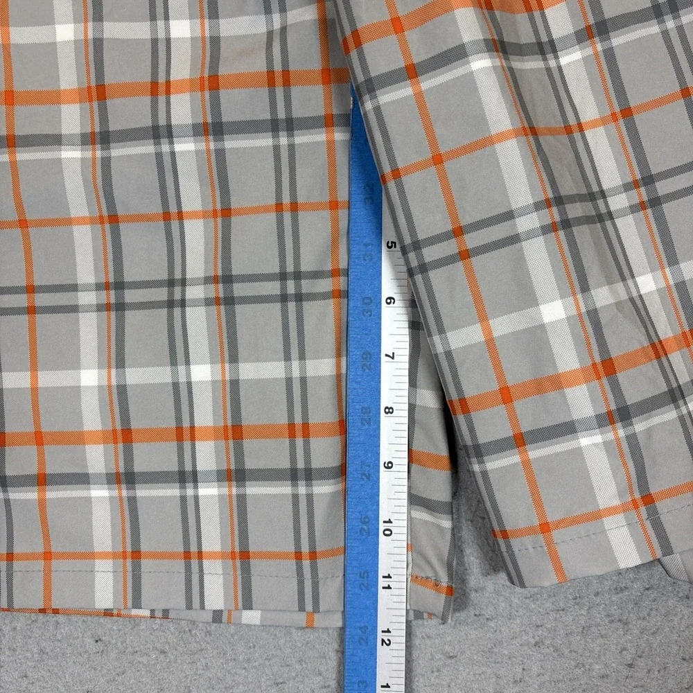 MEN'S OP flex 4 Way Stretch OP‎ Flex Ocean Pacific Shorts size 28 Gray Plaid